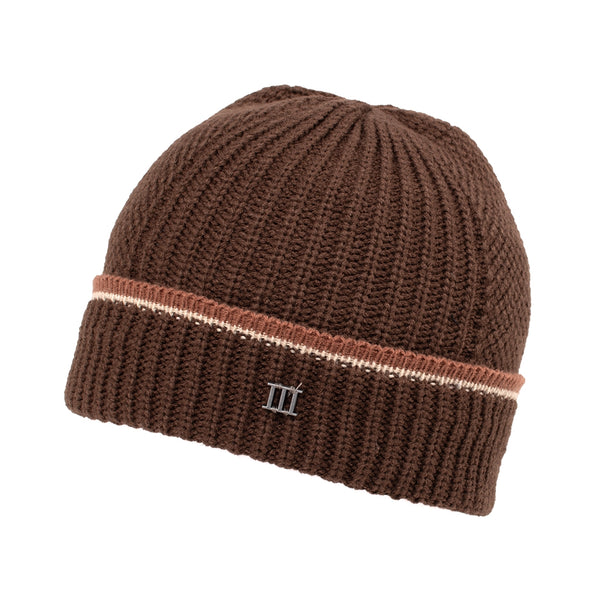 FULSI | Knitted Beanie with Colored Rim Tresanti – TRESANTI