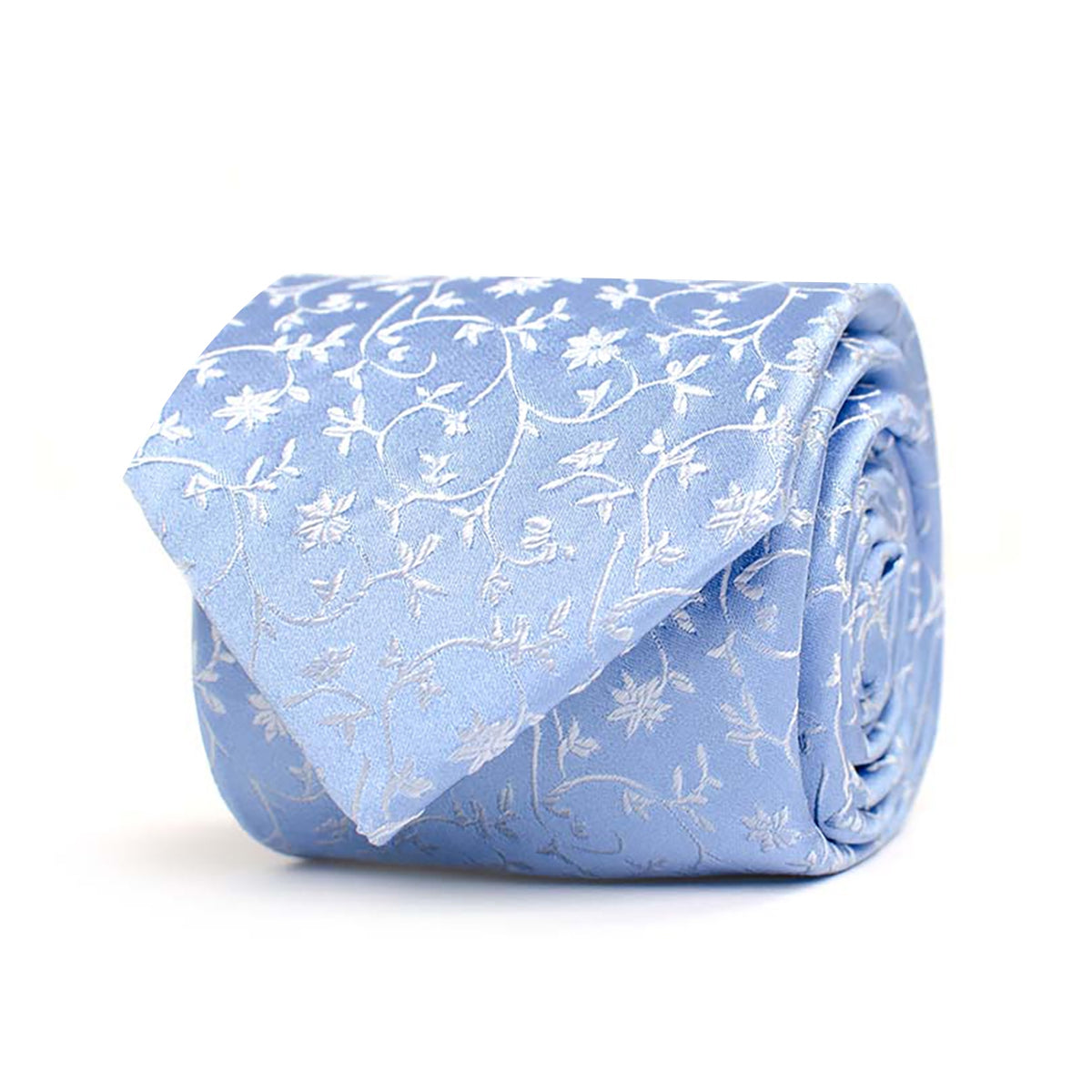 ARIGNANO I Silk tie with flowers Tresanti – TRESANTI